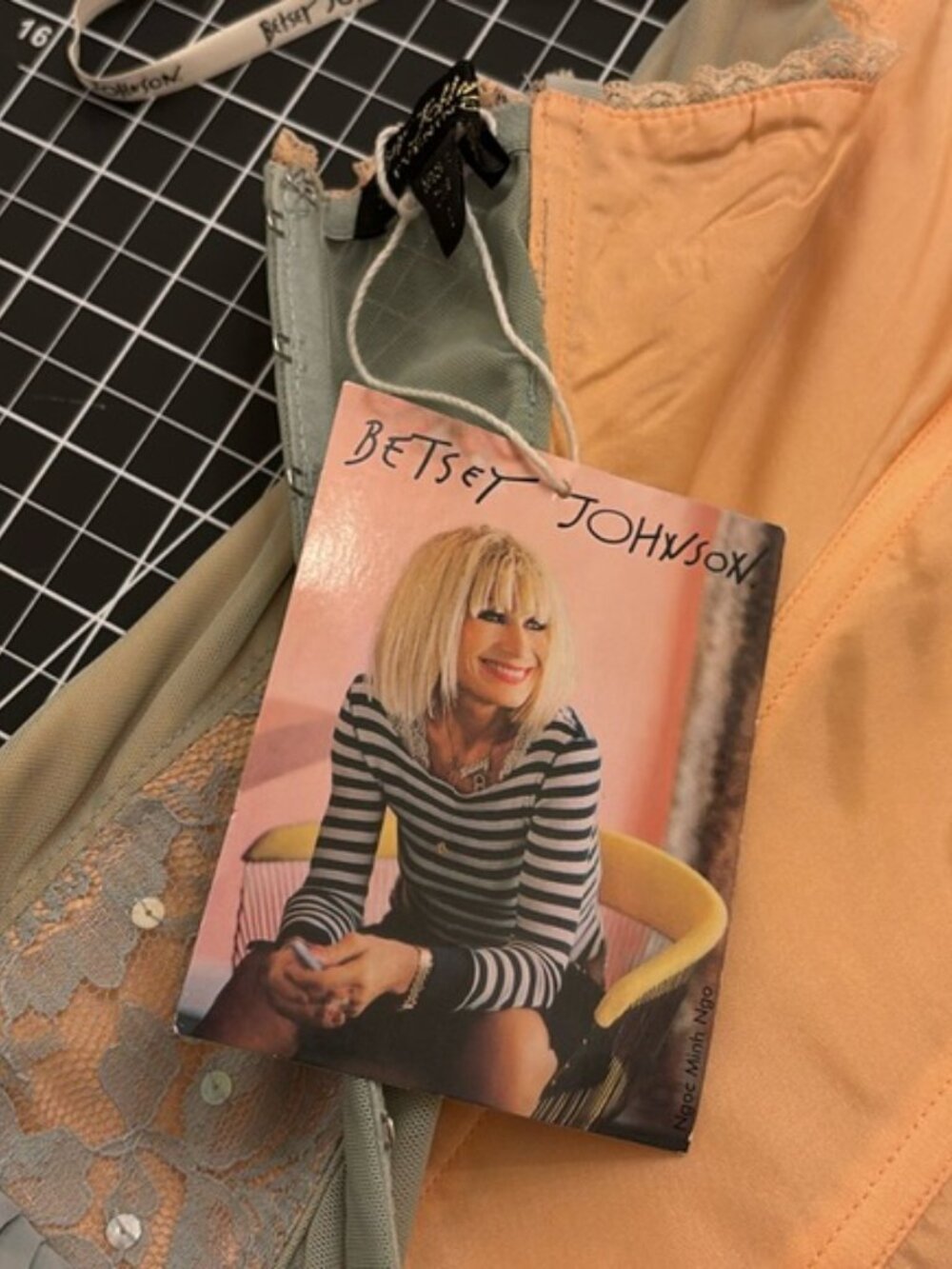 Betsey Johnson, ballet core corseted, tiered skirt dress. Size 2. Never worn. - Picture 2 of 12